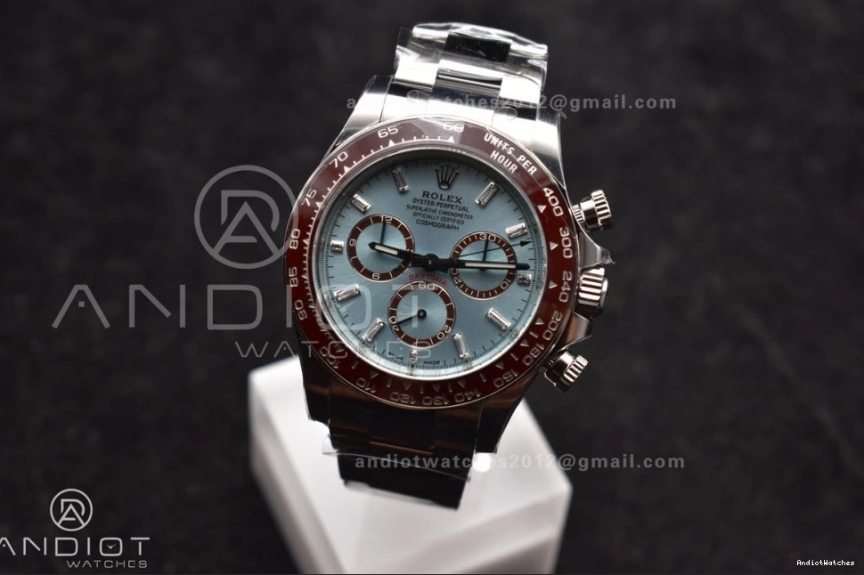 Super Sticks 904L Asian Markers Clean Ice Dial 789 on 126506 Blue Edition Bracelet Daytona 904L SS SS 1:1 Clone Best Bold 0423